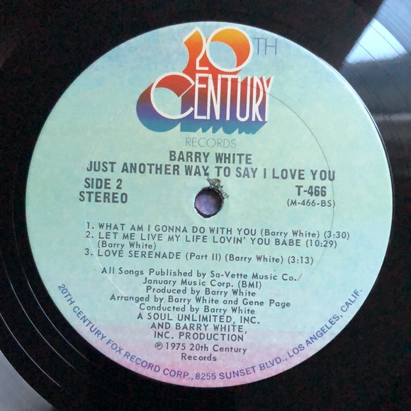Barry White Just Another Way To Say I Love You Vinyl Lp '75 - Picture 4 of 8